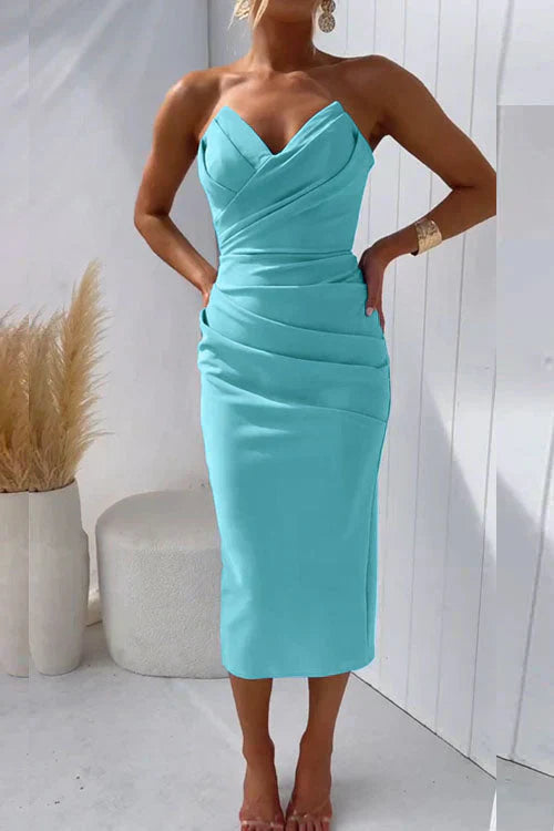 Florencia | Vestido Midi Sin Espalda