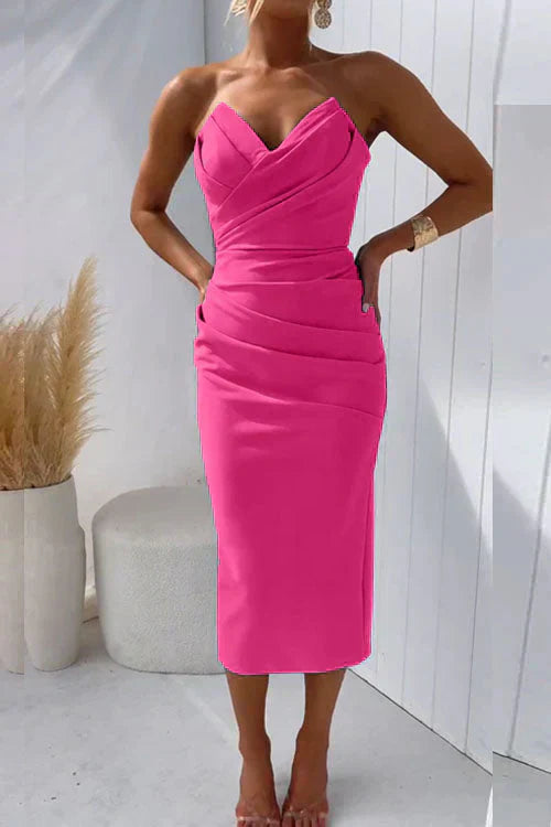 Florencia | Vestido Midi Sin Espalda