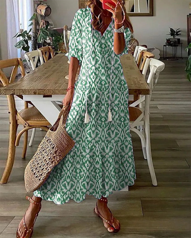 Serenidad - Vestido de Playa Boho Casual