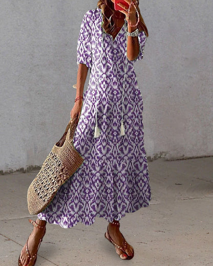 Lorna | Vestido Bohemio con Flecos Estiloso