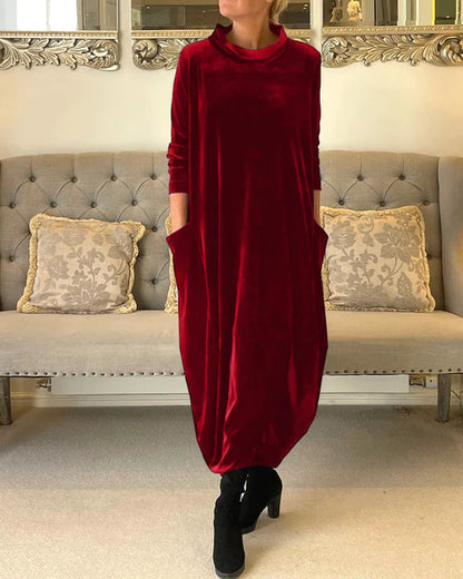 Vestido de Invierno de Terciopelo Iris™