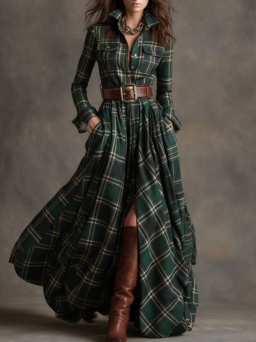 Evelyn | Vestido Camisa Clásico Elegante