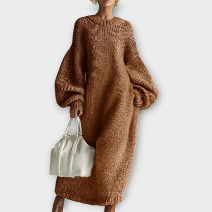 Vestido Maxi de Punto Oversize Confortable