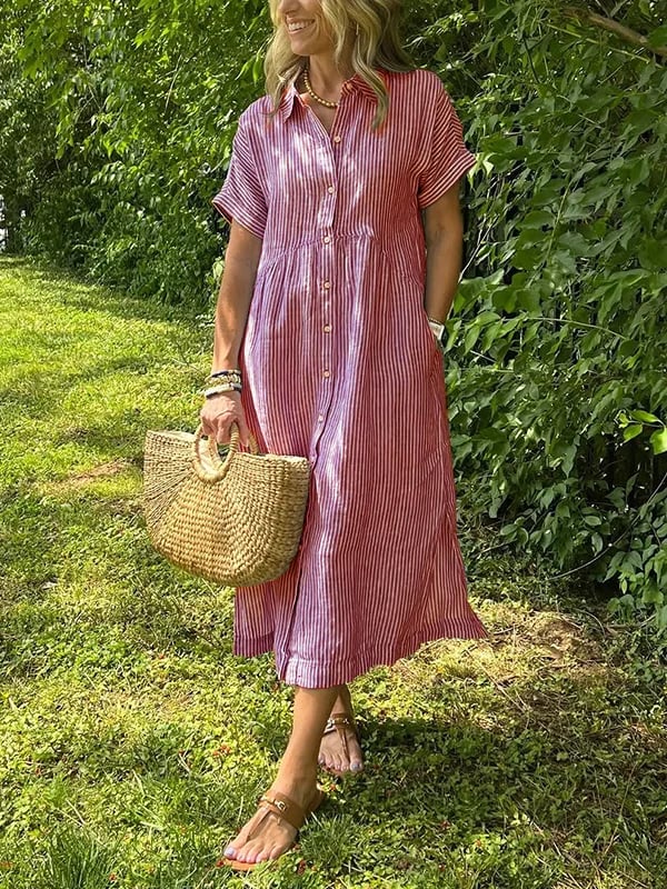 CELINE – VESTIDO CAMISERO RELAJADO