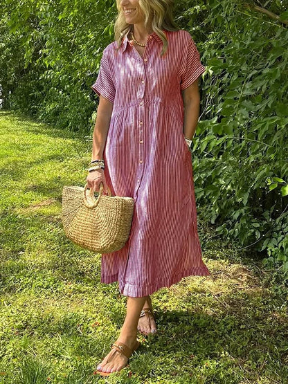 CELINE – VESTIDO CAMISERO RELAJADO