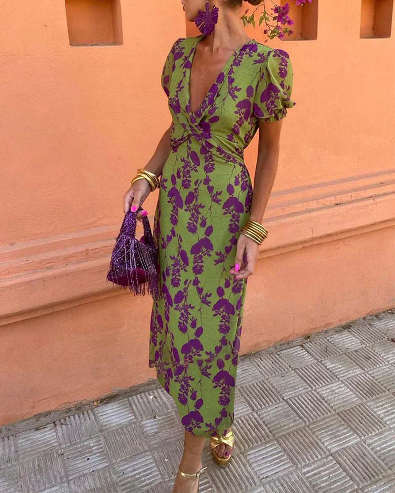 Charlotte | Hermoso vestido impreso para mujer