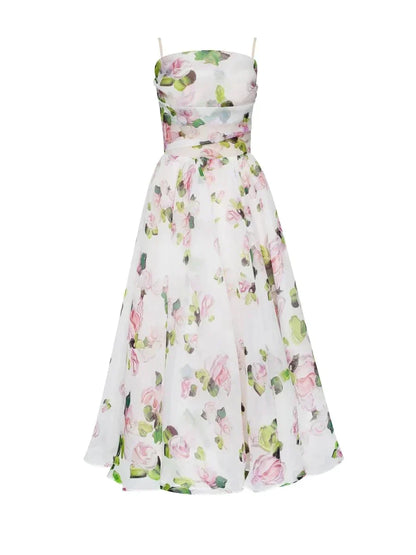 Emilia - Elegante Vestido Sin Mangas Impreso