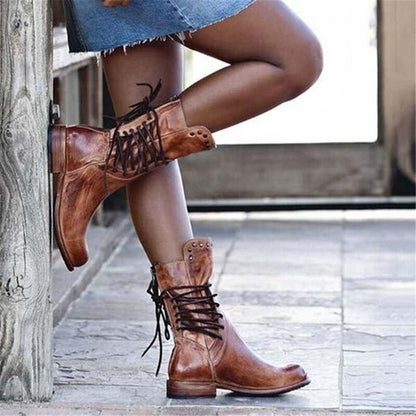 Anita - Botines de Cuero Elegantes