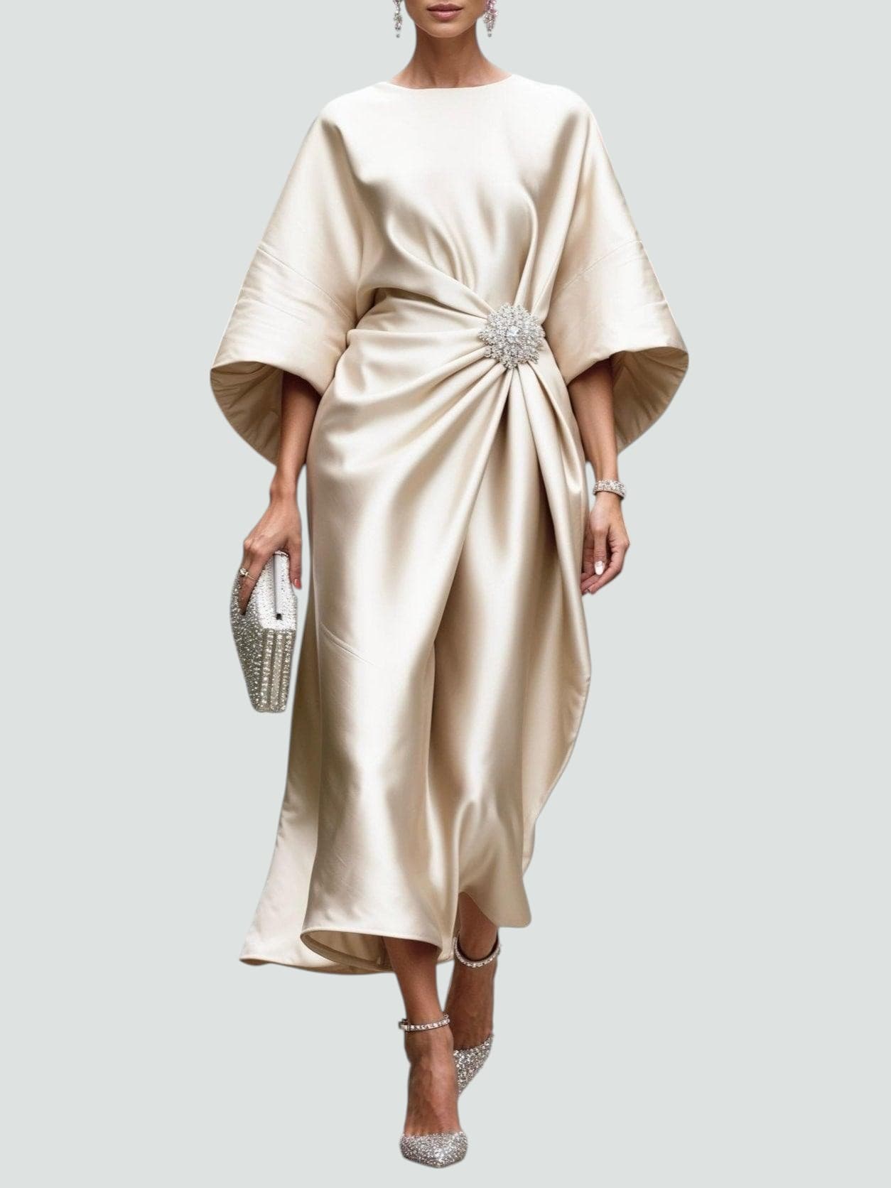 ISABEL – VESTIDO DE NOCHE DRAPEADO LUXE