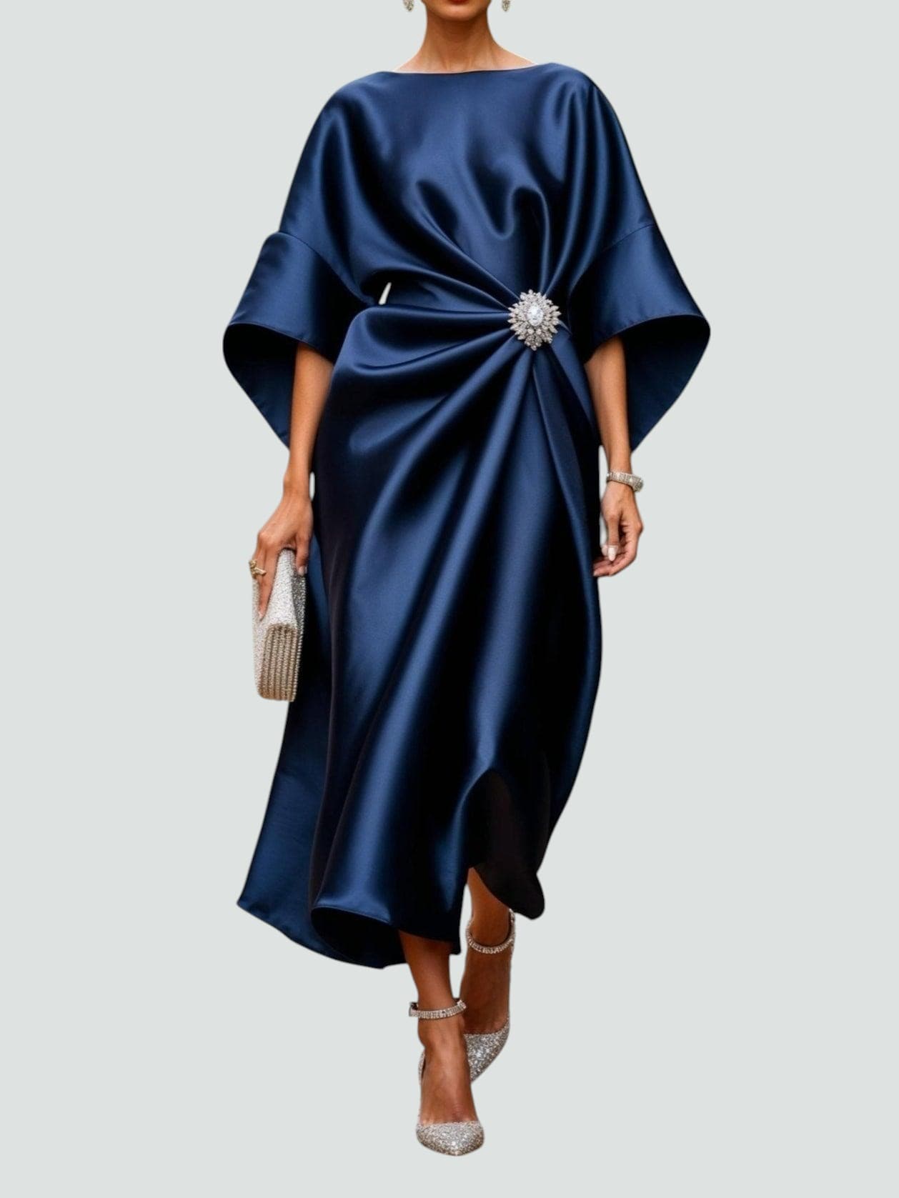 ISABEL – VESTIDO DE NOCHE DRAPEADO LUXE
