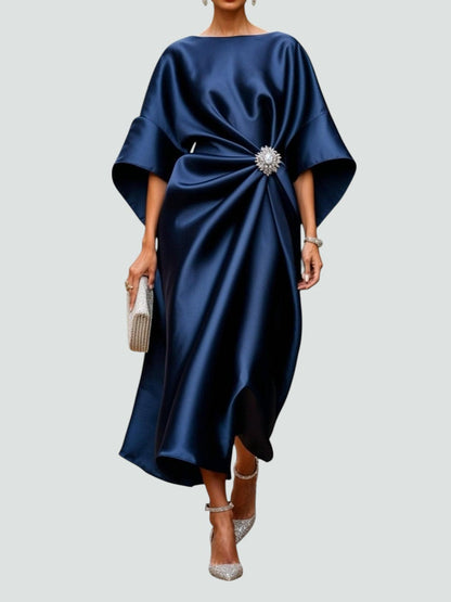 ISABEL – VESTIDO DE NOCHE DRAPEADO LUXE