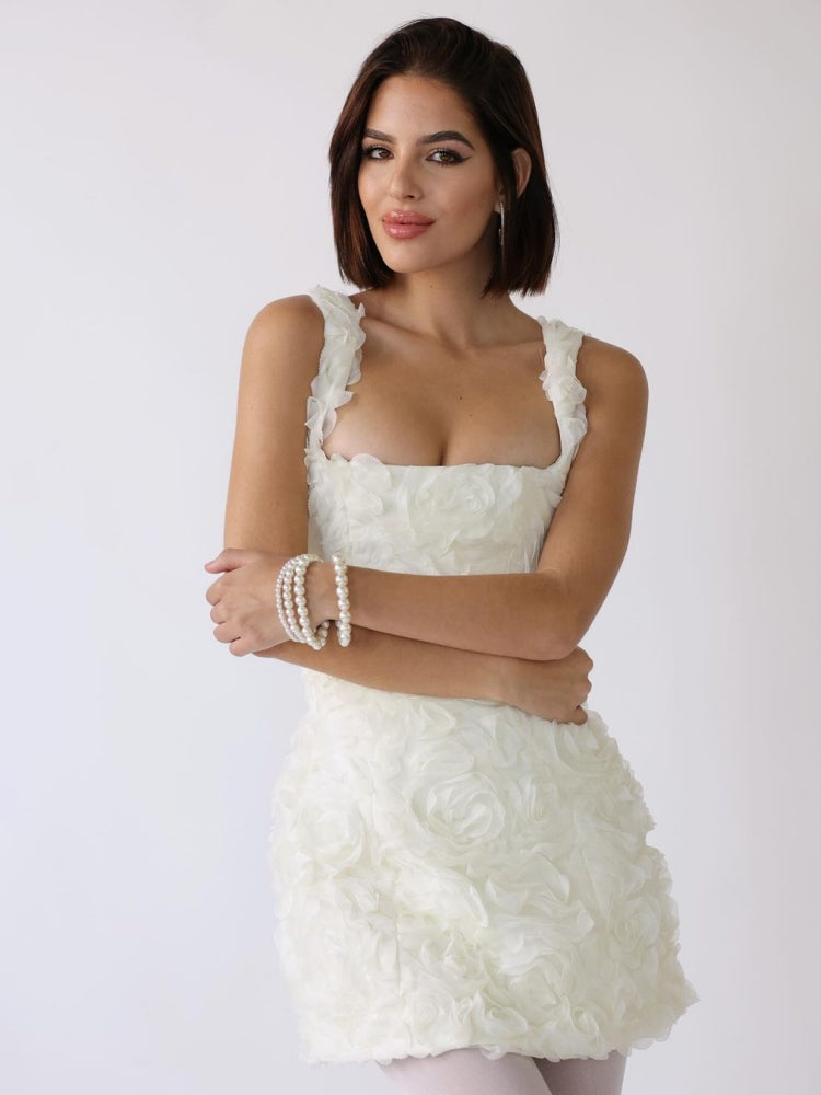 Vestido Mini Corset Blossom Embrace