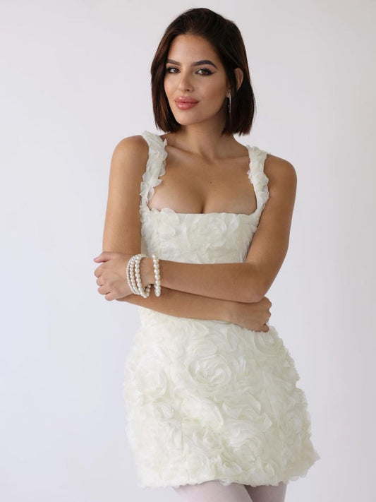 Jennifer | Vestido Mini Corset Blossom Embrace