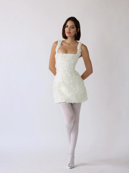 Jennifer | Vestido Mini Corset Blossom Embrace