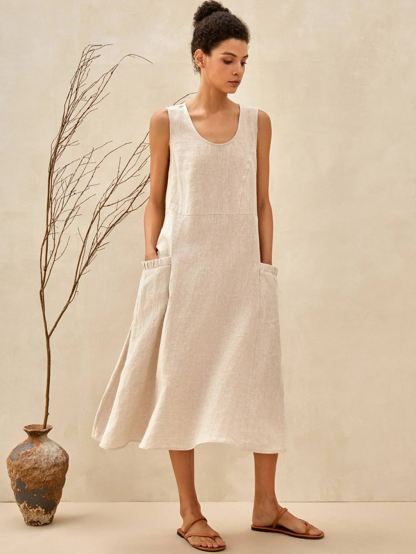 Lana™ - Vestido Elegante con Bolsillos