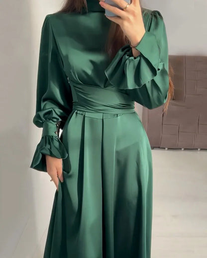 ItalianFrost - Vestido Maxi Satinado