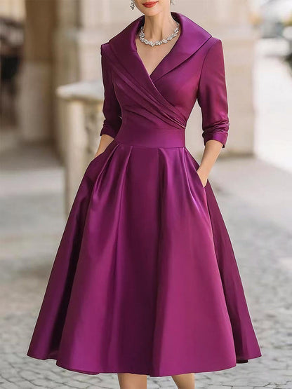 VERENA – ELEGANTE VESTIDO DE SWING VINTAGE NEGRO