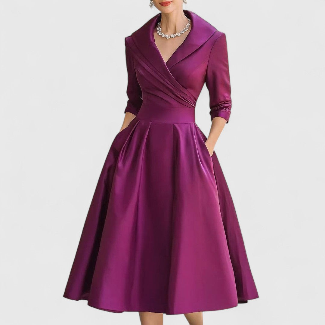 Rosavelia | Vestido Midi Elegante