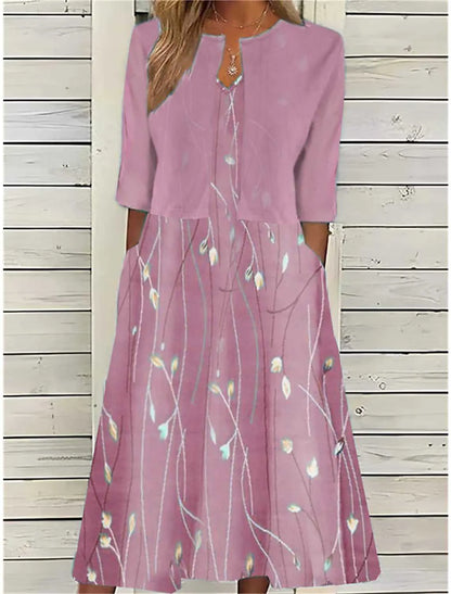 Bonnie - Vestido Midi de Dos Piezas Floral
