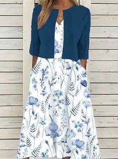 MADISON – CONJUNTO DE VESTIDO MIDI ELEGANTE