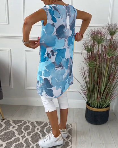 BLUSA LARGA DE FLORES KLARISSA