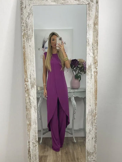 ELODIE – CONJUNTO DE TOP Y PANTALONES ULTRA-SUAVE