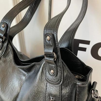 Uma - Bolso de Hombro de Gran Capacidad con Doble Cierre