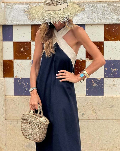 Vestido Serena™ con Cuello Cruzado