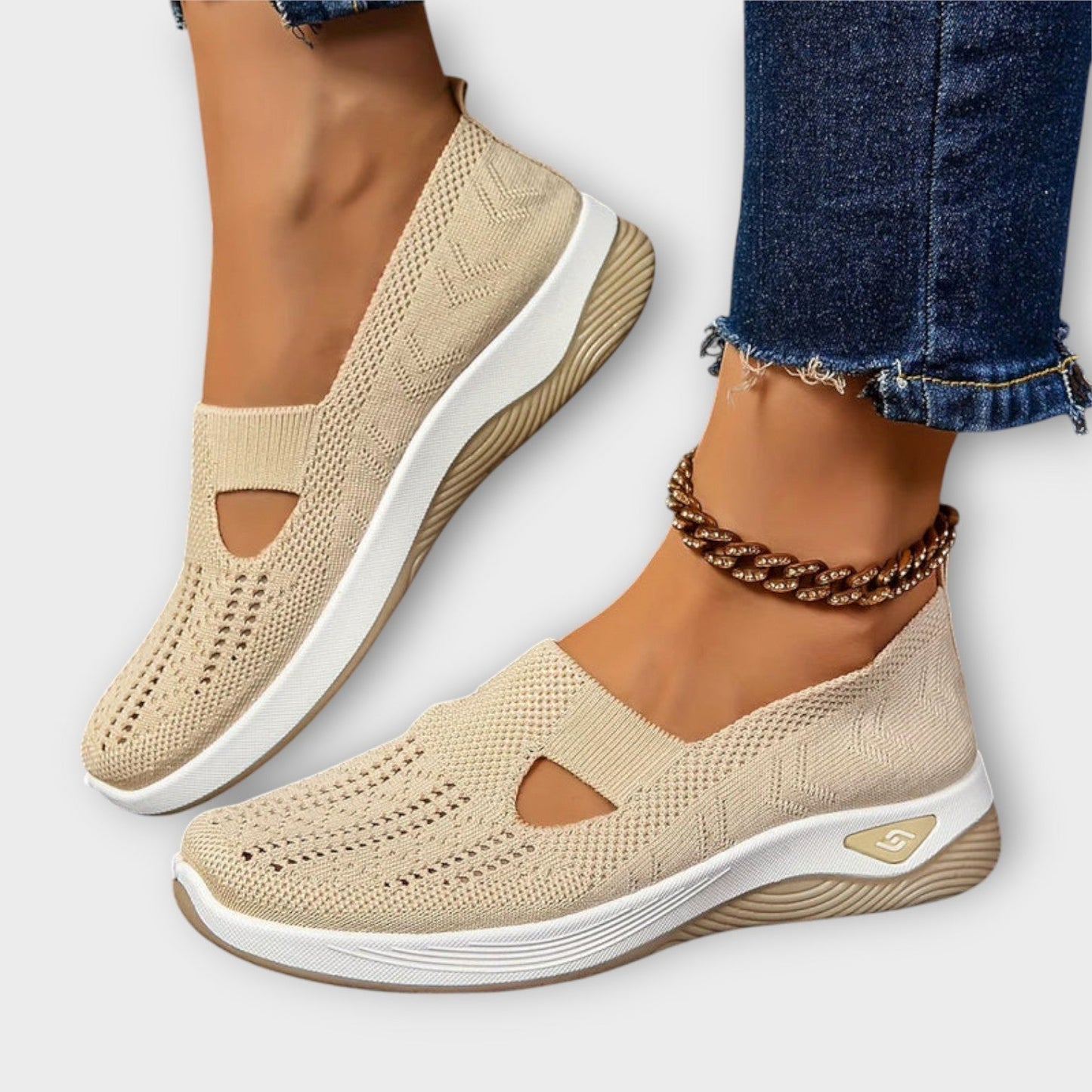 Zapatos de Paseo Slip-On de Punto Confort