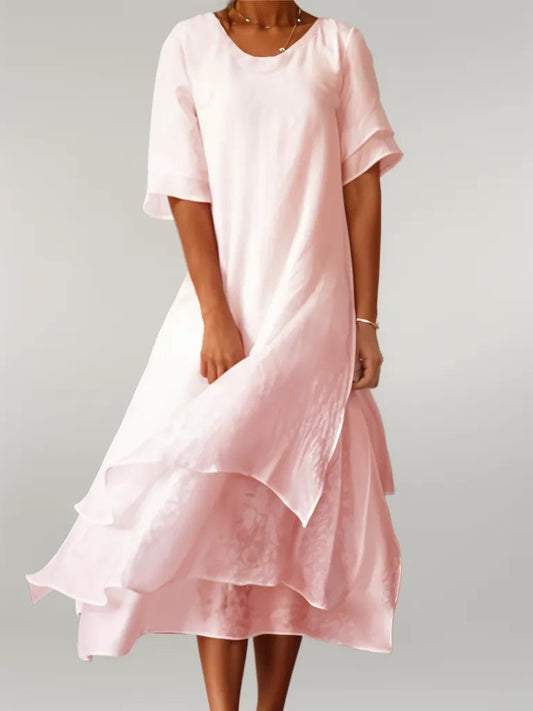 ELOISE | Vestido Maxi de Algodón Elegante