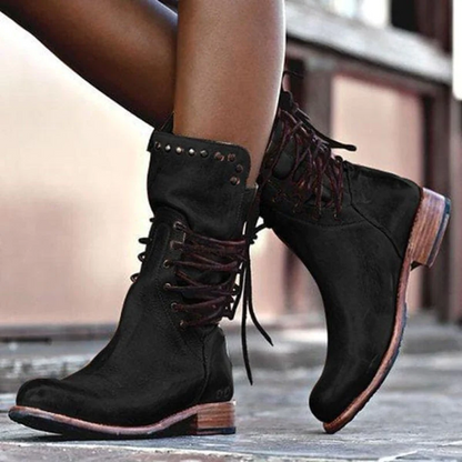 Anita - Botines de Cuero Elegantes