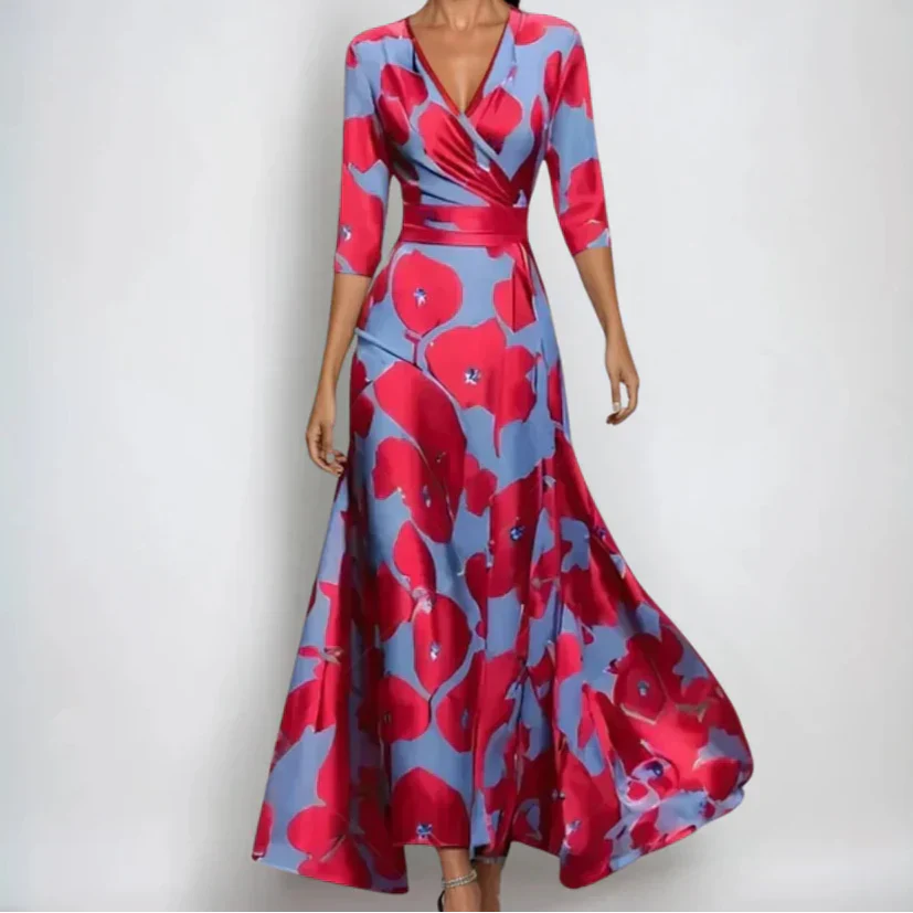 Emily - Vestido Floral de Lujo