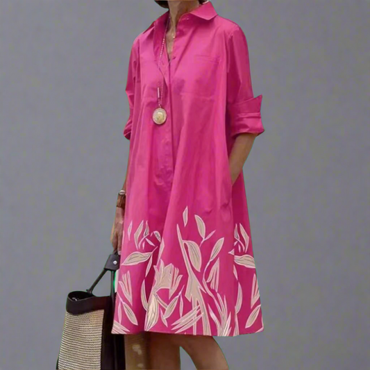 Liane™ | Vestido Midi Lujoso para una Elegancia Sin Esfuerzo