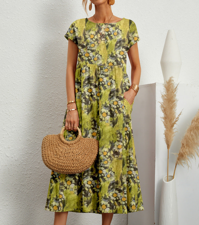 Índigo | Vestido Floral Elegante