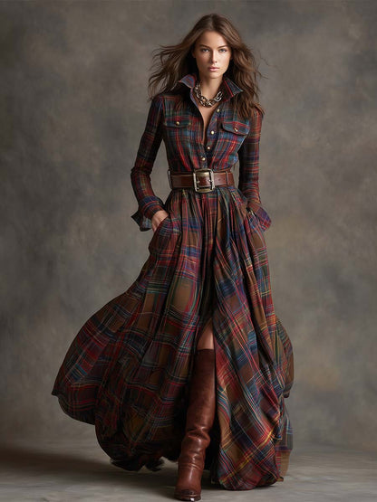 Evelyn | Vestido Camisa Clásico Elegante