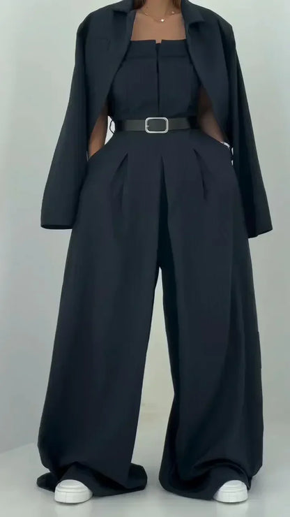 Aritzia | Conjunto de Bustier para Mujeres + Chaqueta – Estilo Elegante y Moderno