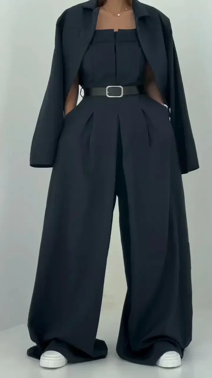 Aritzia | Conjunto Bustier de Mujer + Chaqueta – Estilo Elegante y Trendy