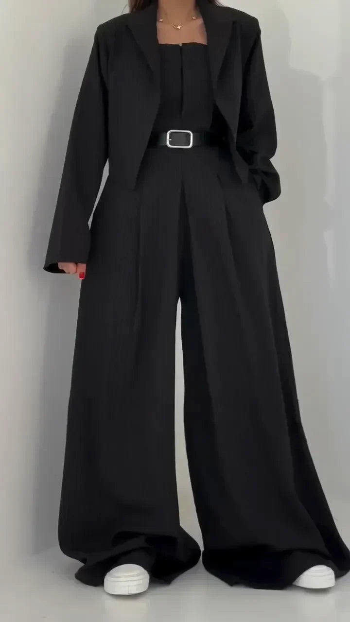 Aritzia | Conjunto de Bustier para Mujeres + Chaqueta – Estilo Elegante y Moderno