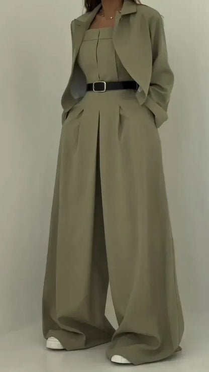 Aritzia | Conjunto de Bustier para Mujeres + Chaqueta – Estilo Elegante y Moderno