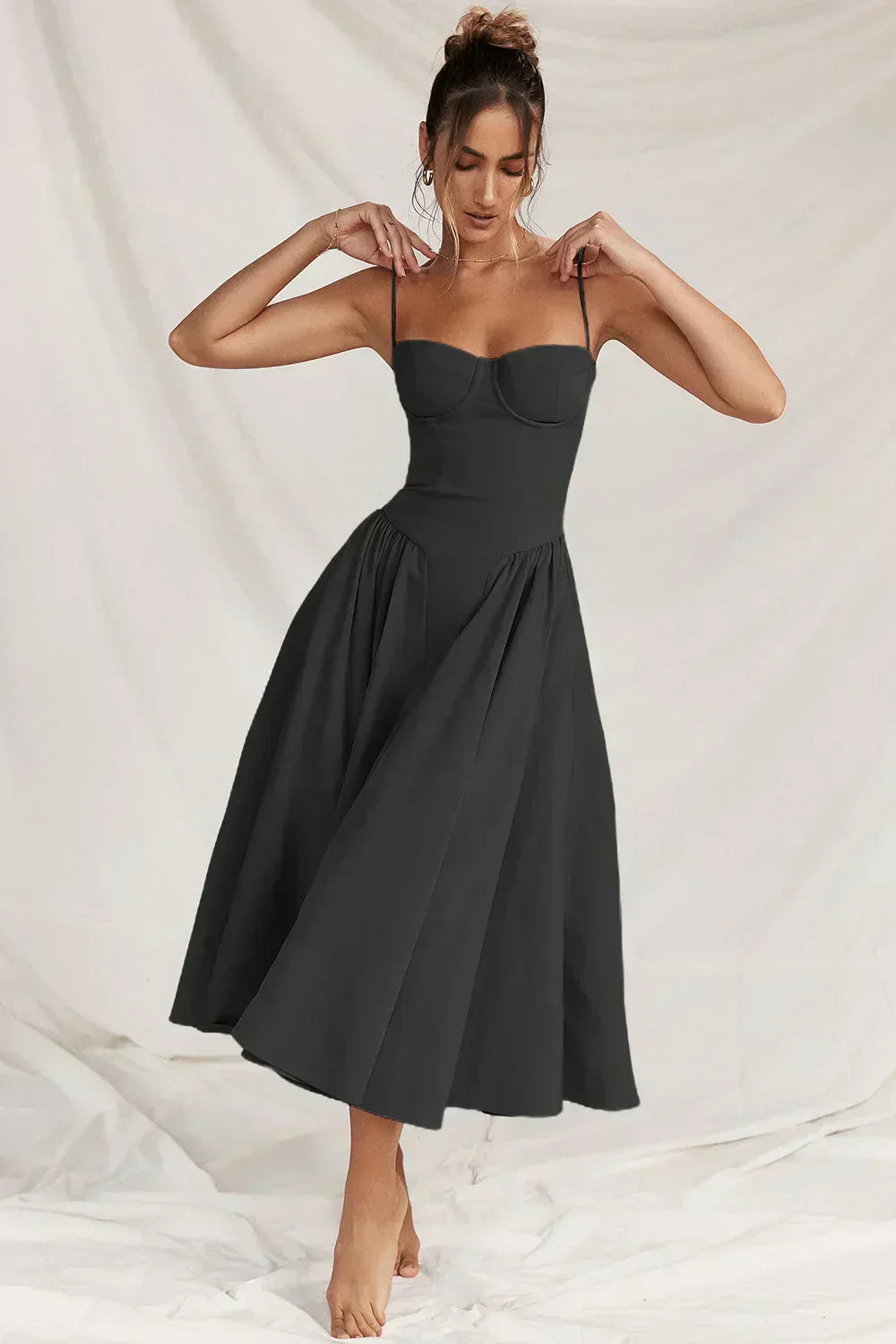 Elara | Vestido de Sol con Corsé Elegante
