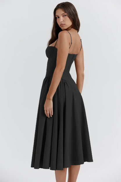 Elara | Vestido de tirantes con corsé