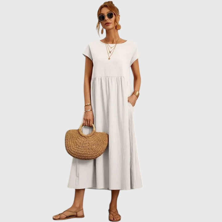 Fenella | Vestido Midi Cómodo