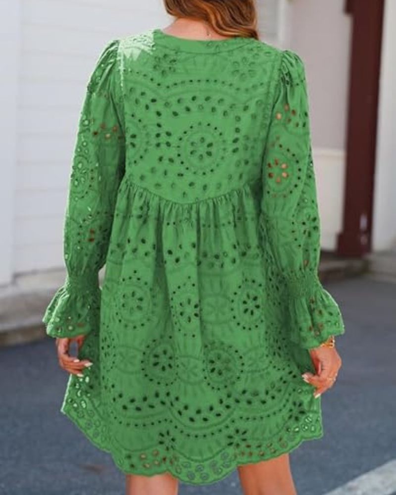 Paisley - Vestido Midi Elegante con Corte Hueco