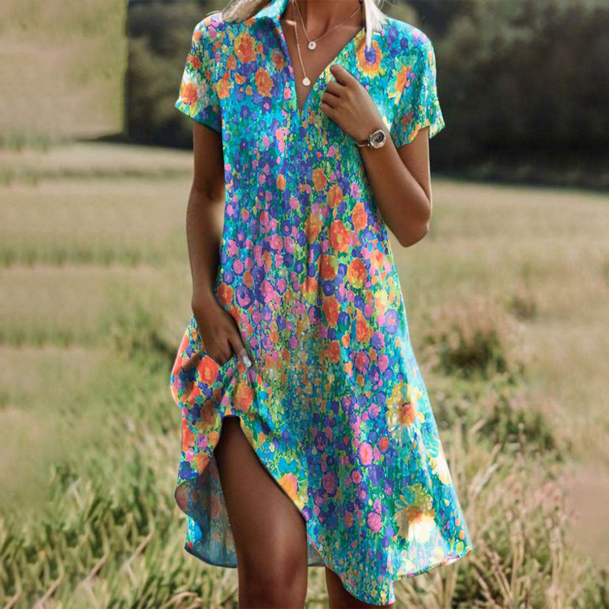 Ellie | Vestido Midi Fluido (Casi agotado)
