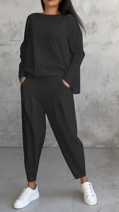 RUE – CONJUNTO COMPLETO MINIMALISTA RELAJADO EN DOS PIEZAS