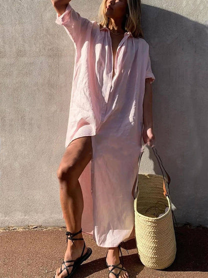 Vestido Camisero Maxi Concepto Simple