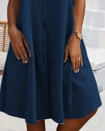 Jessica | Vestido Camisa Botonéado Relajado