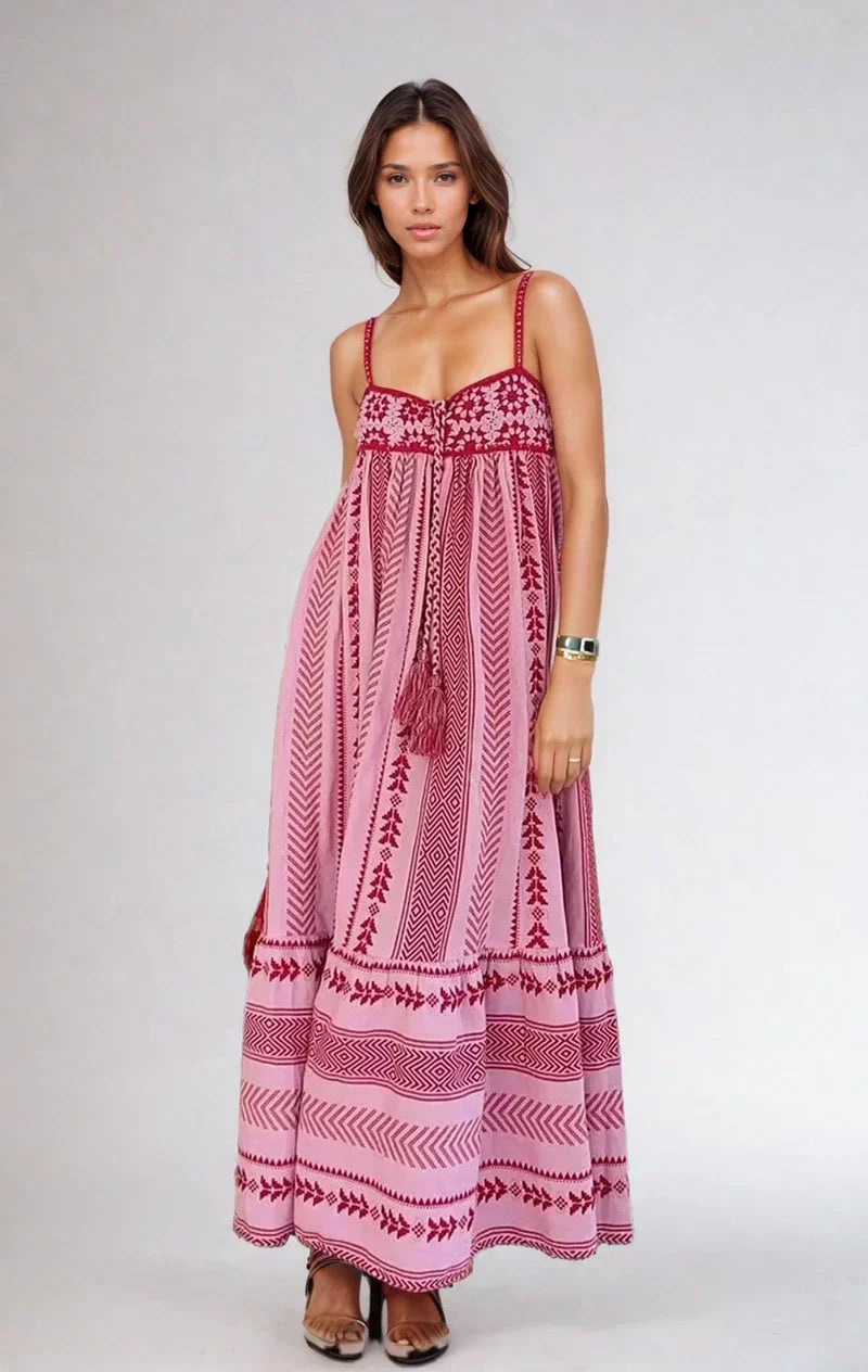 Victoria | Vestido Maxi Brisa Bohemio