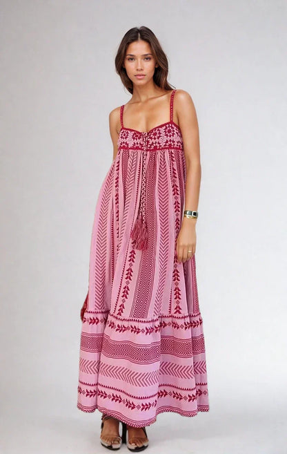 Victoria | Vestido Maxi Brisa Bohemio