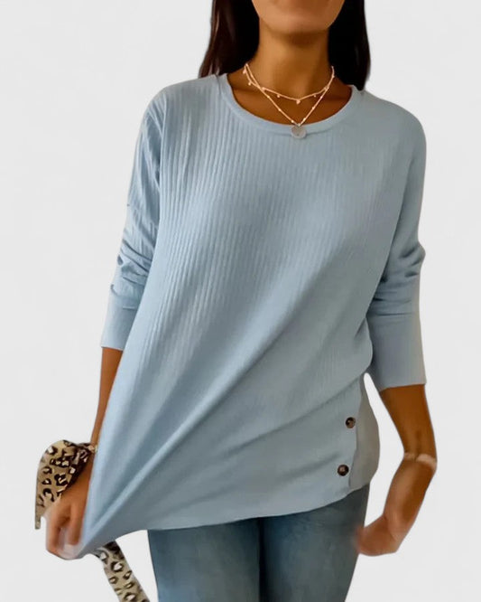 Megan™ | Top Elegante de Cuello Redondo